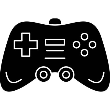 oyun denetleyici simgesi, vektör illüstrasyonu