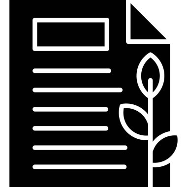 Bitki. Web simgesi basit illüstrasyon