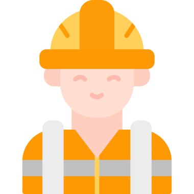 Oluşturucu düz vektör simgesi