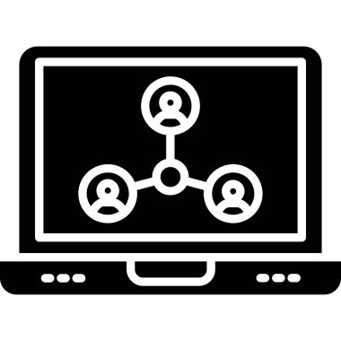 seo modern simgesinin vektör illüstrasyonu