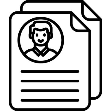 Müşteri servisi. Web simgesi basit tasarım