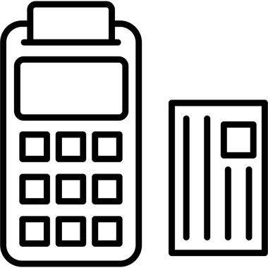 hesaplayıcı hesap makinesi hesap makinesi simgesi dış hat biçiminde