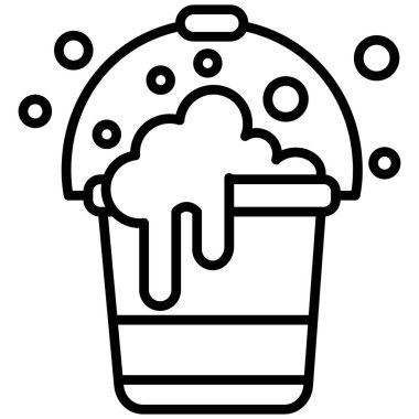 Soğuk içecek ikonu. Beyaz arkaplanda izole edilmiş web tasarımı için ana hatlı sıcak vektör simgesi