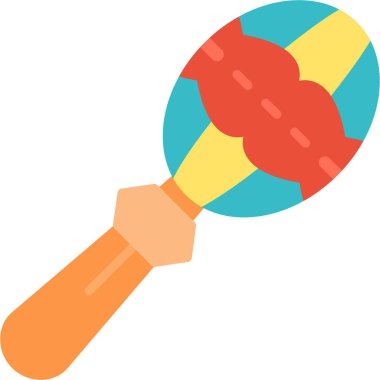 - Şeker. Web simgesi basit illüstrasyon