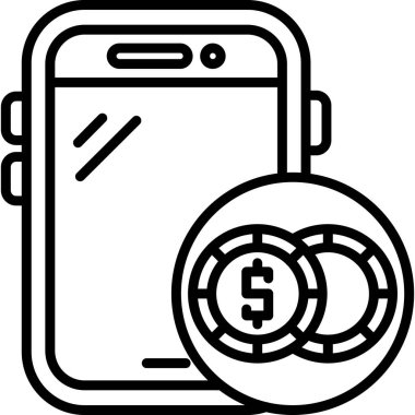 cep telefonu simgesi. Beyaz arkaplanda izole edilmiş web tasarımı için telefon vektör simgesi