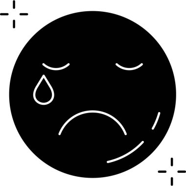 duygu simgesi, vektör çizimi izole edilmiş beyaz arkaplan