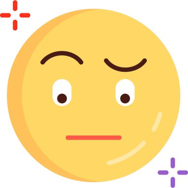 emoji. Web simgesi basit illüstrasyon