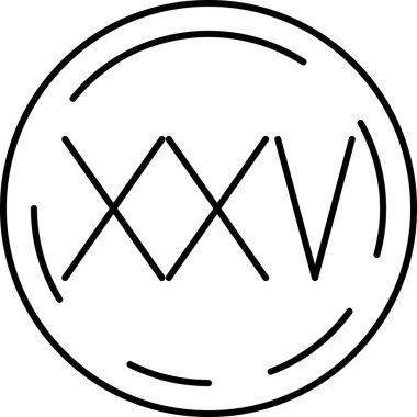 Modern bir simgenin vektör illüstrasyonu