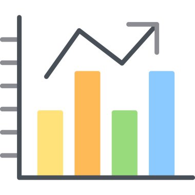 Grafik düz vektör simgesi