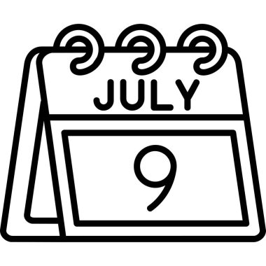 Kolayca değiştirebilen veya düzenleyebilen Ağustos takvim vektör simgesi