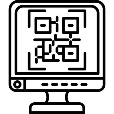 ağ ağ bağlantı simgesi basit illüstrasyon