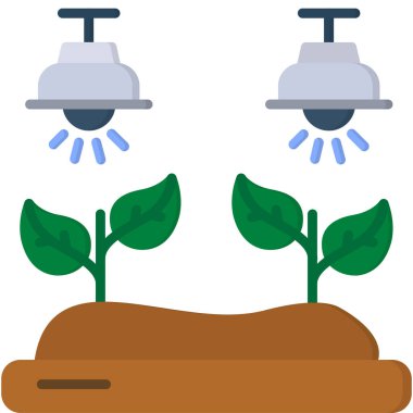 Ampul ve yapraklar bir tencereyle