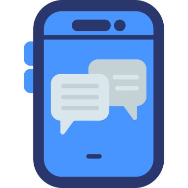 mobil sohbet ileti simgesi