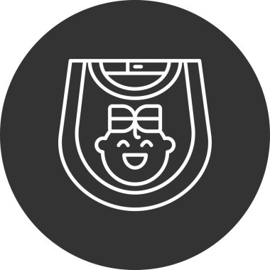 Güzellik ve moda simgelerinin vektör çizimi