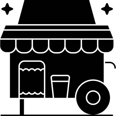 Cafe cafe yemek simgesi ana hatlarıyla