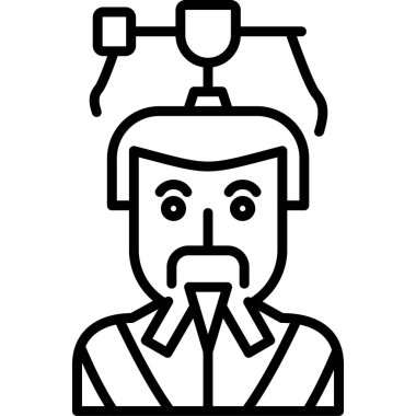 man simgesi, vektör illüstrasyonu