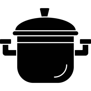 yemek tenceresi simgesi, basit tasarım