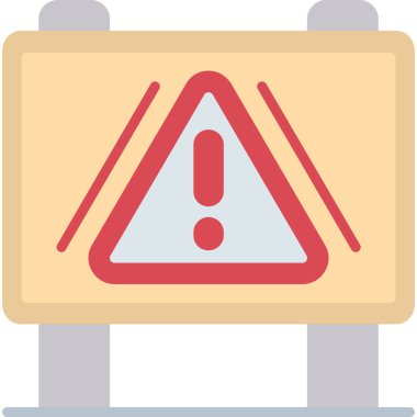 uyarı işareti vektör illüstrasyonu