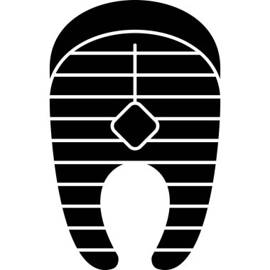 Maskeli bir adamın vektör çizimi