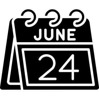 2 Haziran ve vektör simgesi, gün simgesi