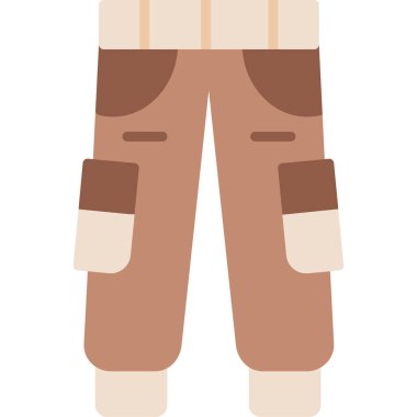 Bir erkeğin pantolonunun vektör çizimi