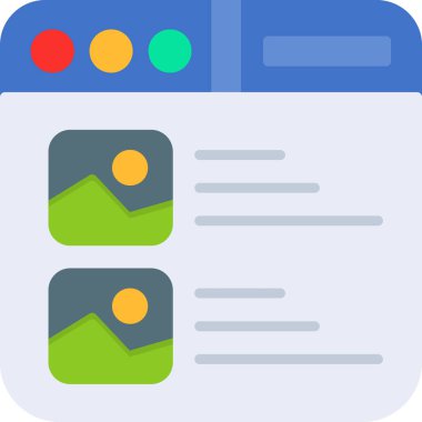 Ağ simgesi. Verilerin basit illüstrasyonu