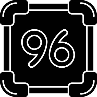 Beyaz arkaplanda 969 simge tasarımı