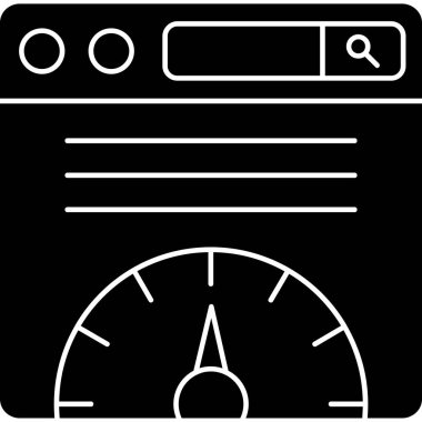 Tarayıcı pencere arayüzü simgesi dış hat biçiminde