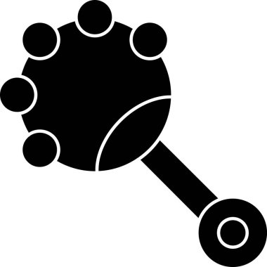 Tek bir izole simgenin vektör illüstrasyonu