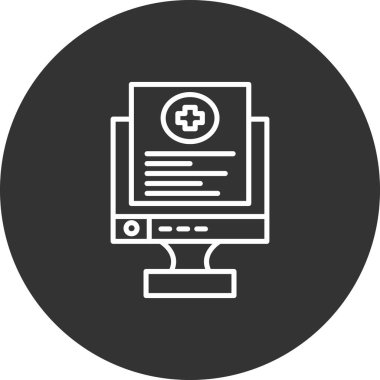 tıbbi simge vektör illüstrasyonu