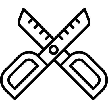 İnşaat araçları simgesi. Web için araç vektör simgelerinin özet çizimi