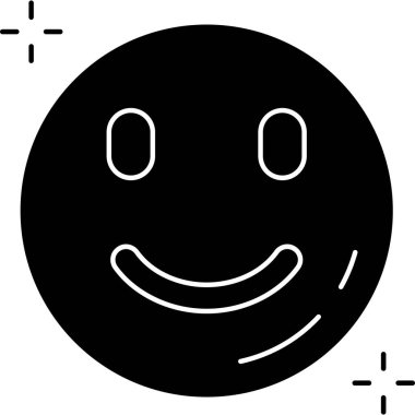 Gülümse. Web simgesi basit tasarım