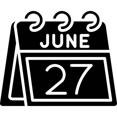 Kabartma simge dizaynlı takvim