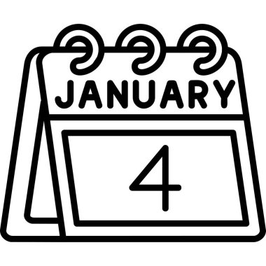 5 Aralık - Takvim gününün vektör illüstrasyonu