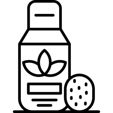 Şişe. Web simgesi basit illüstrasyon