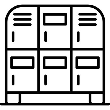 Otobüs durağı simgesi. beyaz arkaplanda izole edilmiş web tasarımı için özet otobüs durağı vektör simgesi