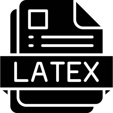 file format icon, simple vector illustration