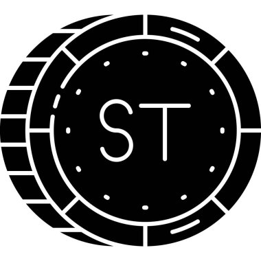 Bir pusula simgesinin vektör illüstrasyonu