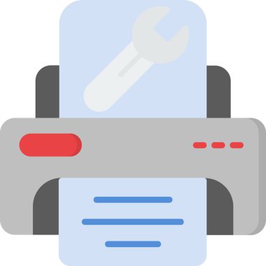 araba mekaniği tamir simgesi düz stil