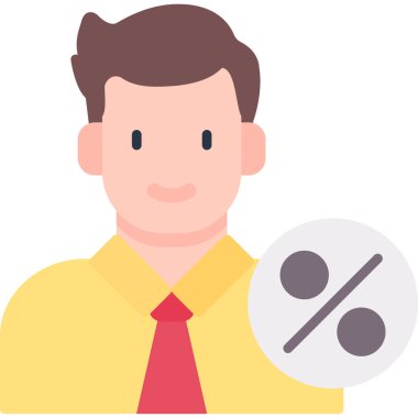 avatar erkek kişi simgesi düz stil