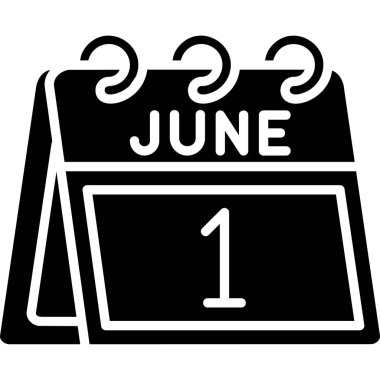 Satır arkaplanındaki 1 Temmuz vektörü.