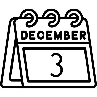 Vektör biçiminde takvim tarihi simgesi