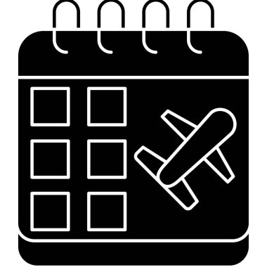 uçak ikonu vektör illüstrasyonu