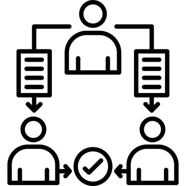 ağ paylaşım simgesi, vektör illüstrasyonu