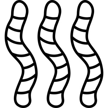 Bir karikatür insan ayağının vektör çizimi