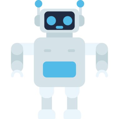 Robot simgesi, vektör çizimi