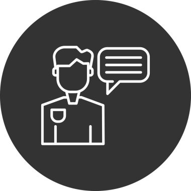 Modern simgenin vektör illüstrasyonu