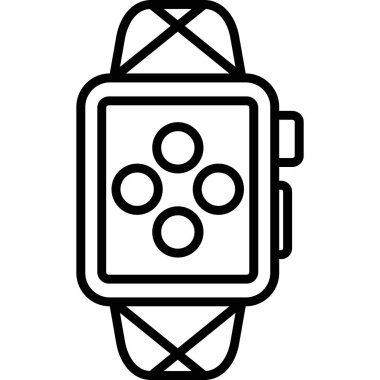 akıllı saat, vektör simgesi tasarımlı akıllı twatch.