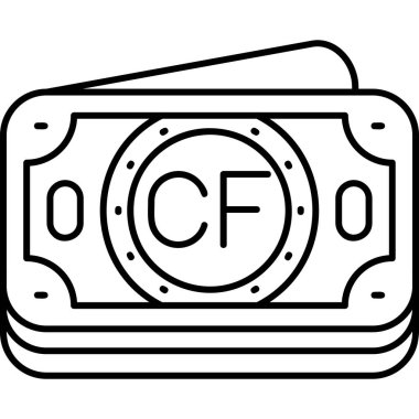 Bir kamera simgesinin vektör illüstrasyonu