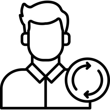 kullanıcı simgesi, vektör illüstrasyonu